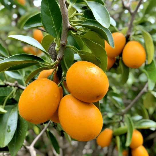 Fukushu Kumquat Tree - 12-24" Tall - Live Fruit Citrus Plant - Grafted - Potted - The Nursery Center