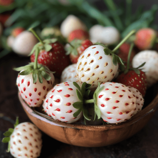 50 White Pineberry Strawberry Live Plants, Bare Root - Pineapple Flavor - Garden - The Nursery Center